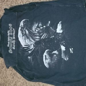 Men's Sturgis biker shirt w/ eagle on back